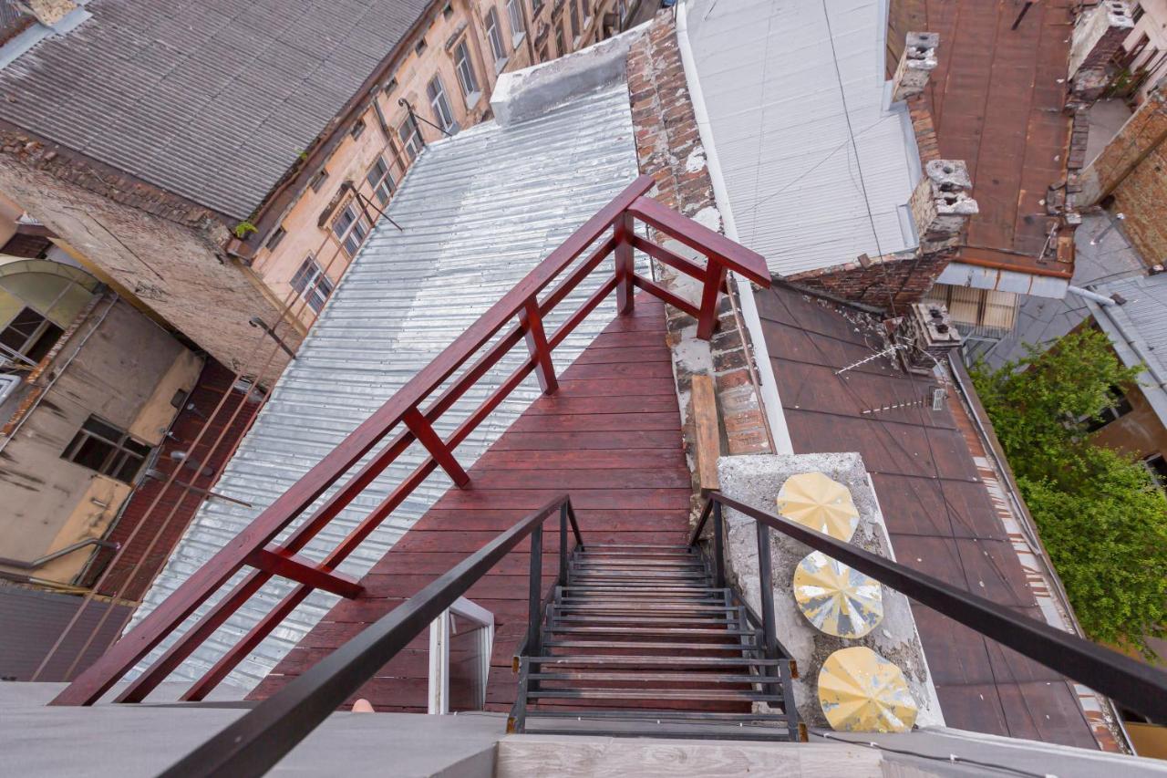 З Оглядовою Терасою На Львів Вулиця Свободи 35 エクステリア 写真